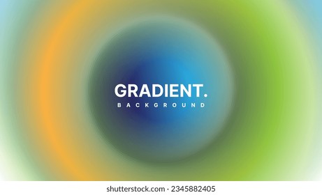 abstract colorful circle smooth gradient background. vector illustration