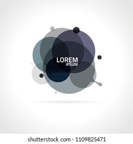 Abstract colorful circle Vector illustration Background 