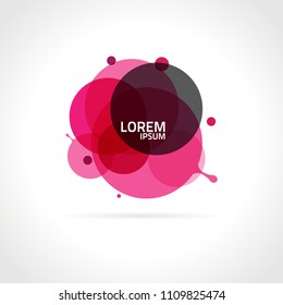 Abstract colorful circle Vector illustration Background 