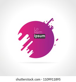 Abstract colorful circle Vector illustration Background 