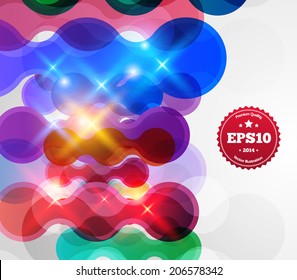 Abstract colorful circle. Vector illustration for poster, flyer, cover, brochure, card, banner design.