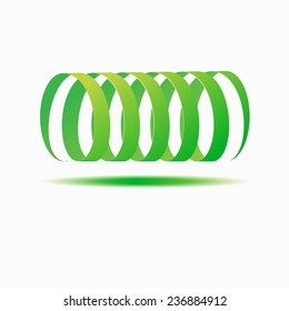 Abstract colorful circle vector logo template