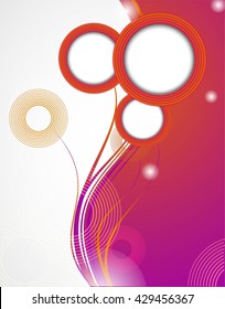 Abstract colorful circles