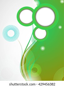 Abstract colorful circles