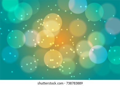Abstract colorful circles