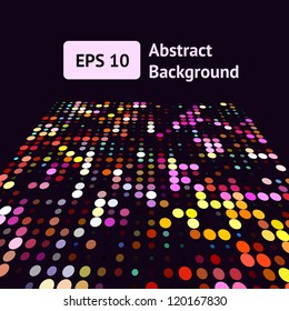 Abstract colorful circles background