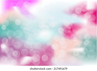 Abstract colorful circles background 