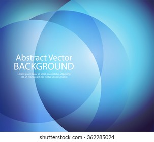 Abstract colorful circles. Abstract background