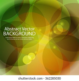 Abstract colorful circles. Abstract background