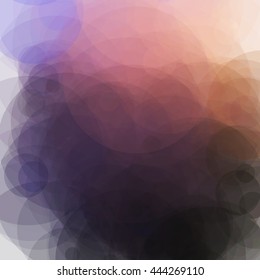 Abstract colorful circles background