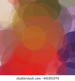 Abstract colorful circles background