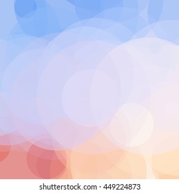 Abstract colorful circles background