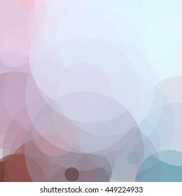 Abstract colorful circles background