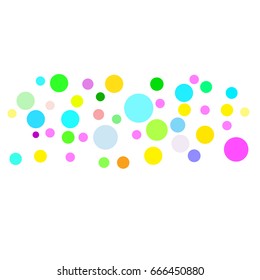 abstract colorful circles background