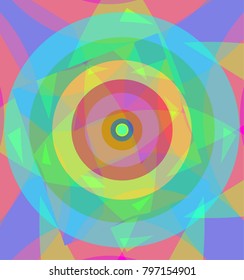abstract colorful circles background