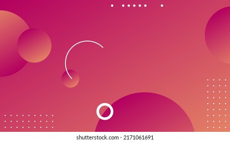 Abstract colorful circles background. Geometric wallpaper with circle.  Dynamic shapes composition and elements. Modern design in Eps10 vector illustration