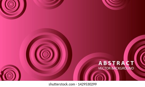 abstract colorful circles background with gradient color - vector