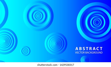 abstract colorful circles background with gradient color - vector