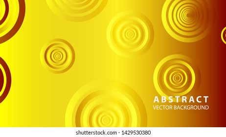 abstract colorful circles background with gradient color - vector