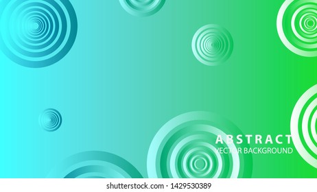 abstract colorful circles background with gradient color - vector