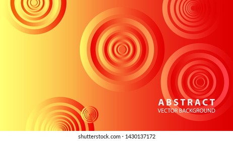 abstract colorful circles background with gradient color - vector
