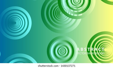 abstract colorful circles background with gradient color - vector
