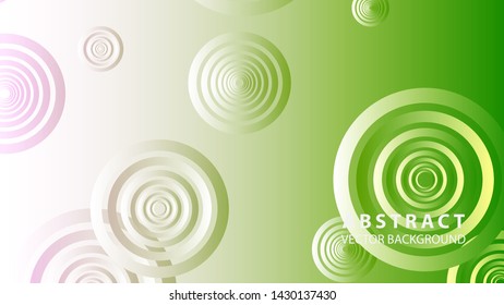 abstract colorful circles background with gradient color - vector

