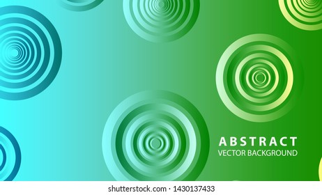 abstract colorful circles background with gradient color - vector
