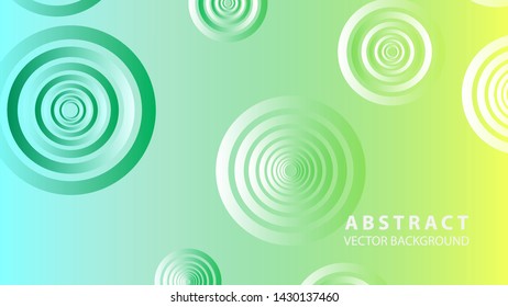 abstract colorful circles background with gradient color - vector
