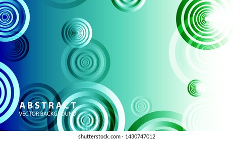abstract colorful circles background with gradient color - vector
