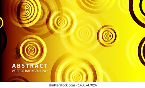 abstract colorful circles background with gradient color - vector
