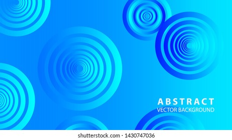 abstract colorful circles background with gradient color - vector
