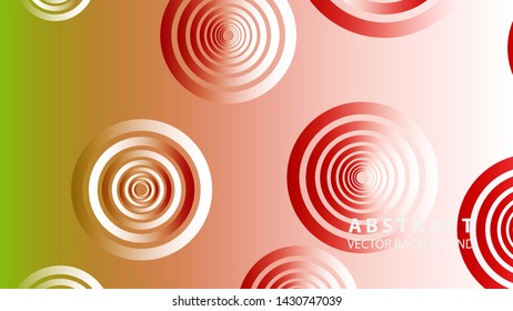 abstract colorful circles background with gradient color - vector
