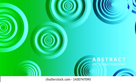 abstract colorful circles background with gradient color - vector
