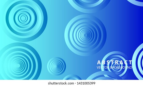 abstract colorful circles background with gradient color - vector
