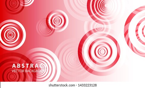abstract colorful circles background with gradient color - vector
