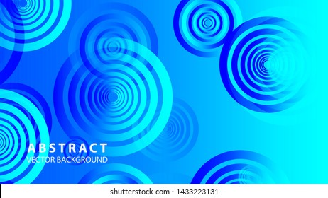 abstract colorful circles background with gradient color - vector
