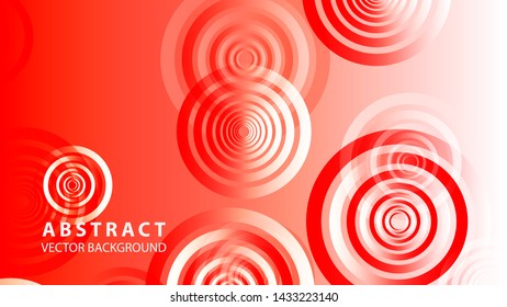 abstract colorful circles background with gradient color - vector

