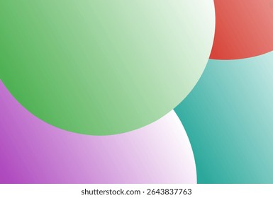 Abstract Colorful Circles Background illustration
