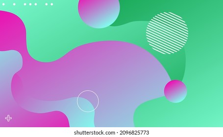 Abstract colorful circles background.  Liquid composition. designs for posters, leaflets, vector illustrations