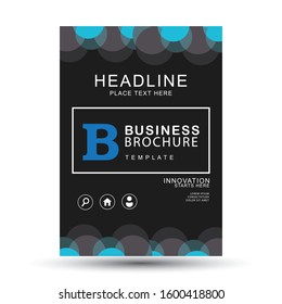 Abstract colorful circles background for Poster Brochure Flyer design