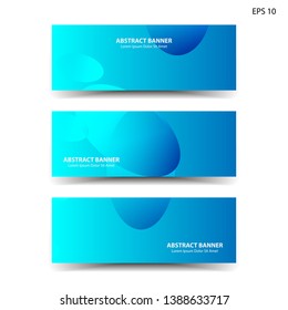 Abstract colorful circles background. Colorful smooth banner template - Vector
