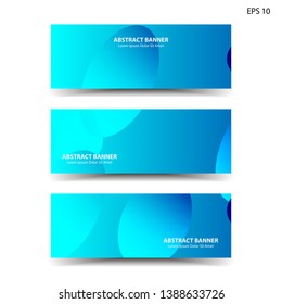 Abstract colorful circles background. Colorful smooth banner template - Vector
