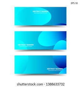 Abstract colorful circles background. Colorful smooth banner template - Vector
