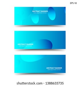 Abstract colorful circles background. Colorful smooth banner template - Vector

