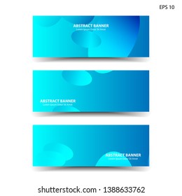Abstract colorful circles background. Colorful smooth banner template - Vector
