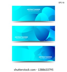 Abstract colorful circles background. Colorful smooth banner template - Vector
