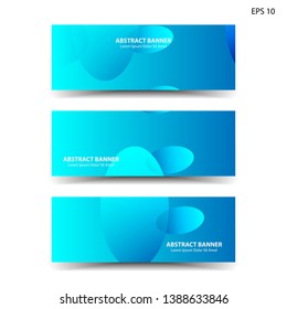 Abstract colorful circles background. Colorful smooth banner template - Vector
