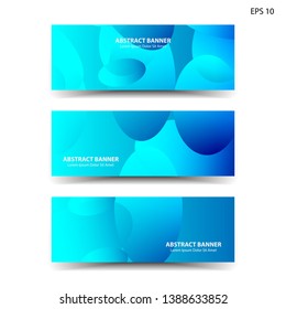 Abstract colorful circles background. Colorful smooth banner template - Vector
