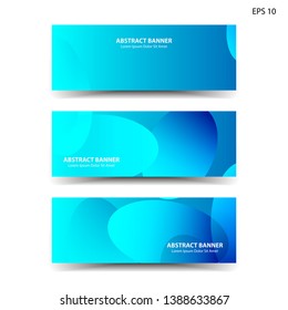 Abstract colorful circles background. Colorful smooth banner template - Vector
